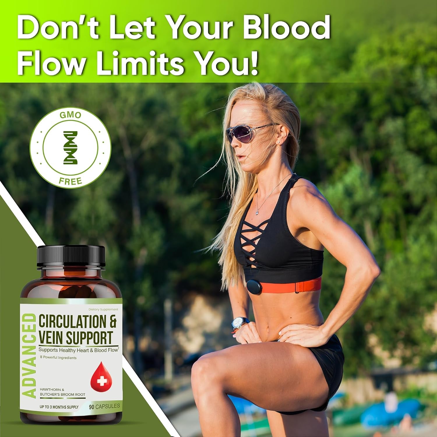 Best Blood Circulation Supplements and Vein Support-Blood Flow, Leg Circulation,