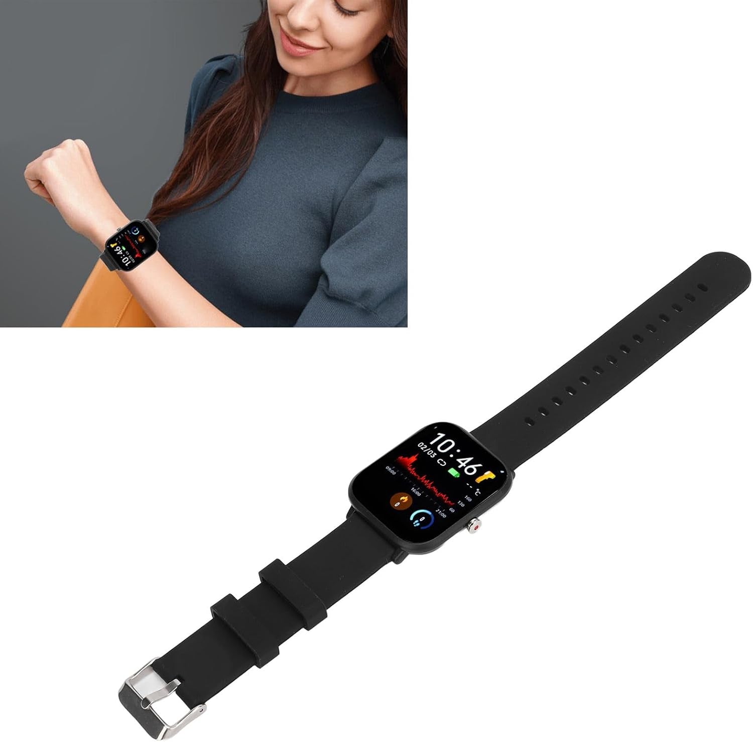 Multifunctional Fitness Watch IP68 Health Smart Watch for Health Assistant