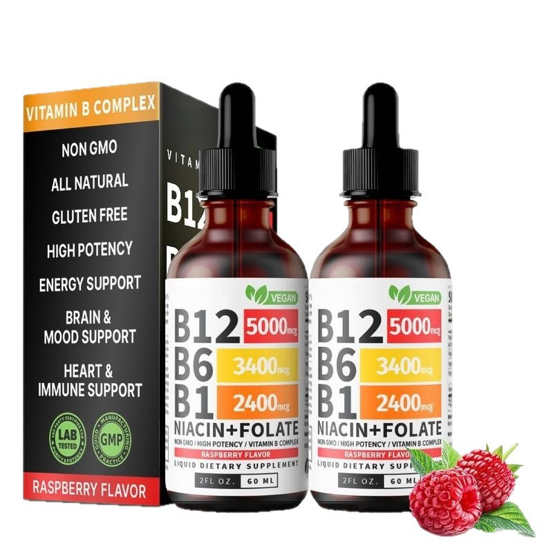 Vitamin B12 Drops for Energy and Skin Health
