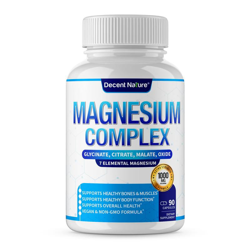 Magnesium Complex 1000Mg Made with 7 Elemental Magnesium 90 Capsules