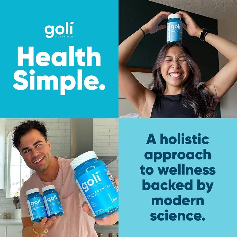 Power Wellness Trio for Stress, Gut & Immune - World'S First 3-In-1 Pre, Post, Probiotic, Apple Cider Vinegar & Vitamin B12, Ashwagandha & Vitamin D Gummies. Gluten-Free, Vegan, Non-Gmo & Gelatin-Free